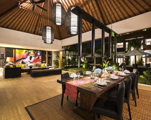 Bali Family Villas - Villa Anam - living room