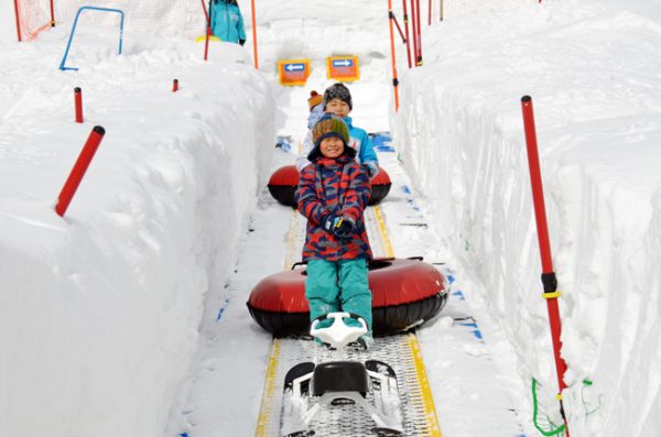 niseko with kids - fun in the snow