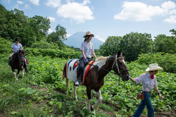 horseback riding in Niseko