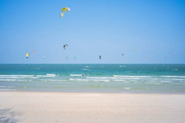 kite surfing in hua hin with kids