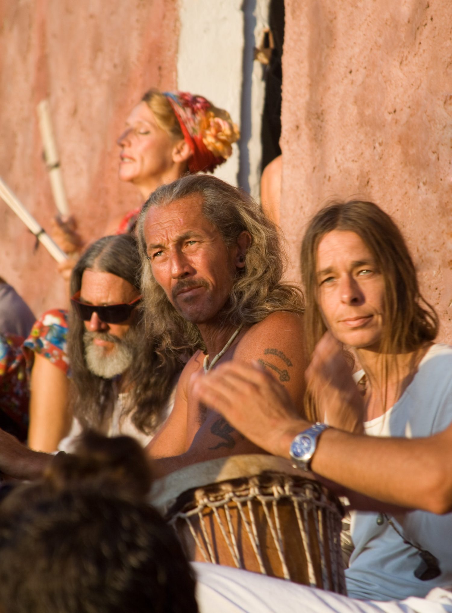 drumming time at Berrinas Beach