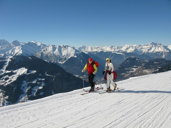 Skiiing in Switzerland