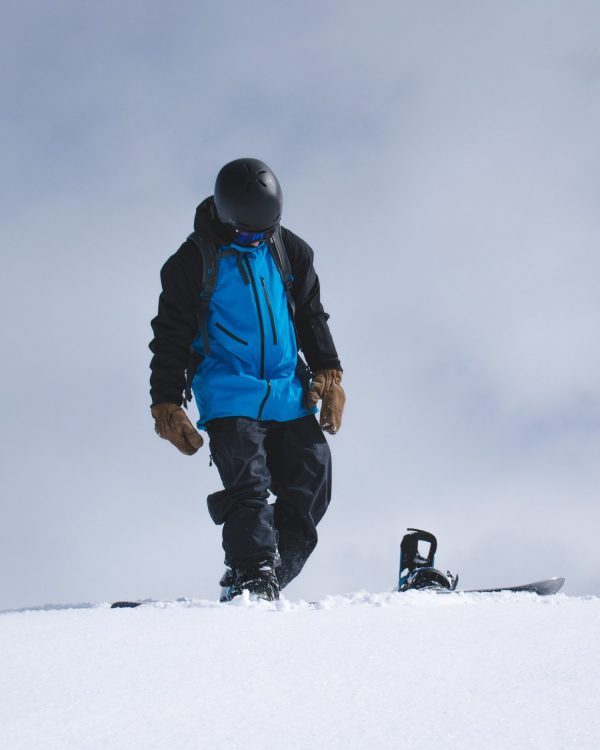 snowboarding in verbier