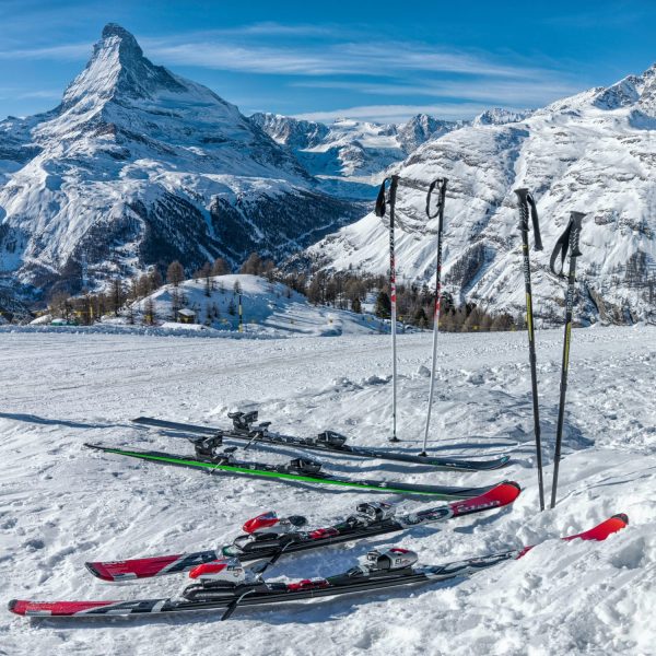 skiing in zermatt