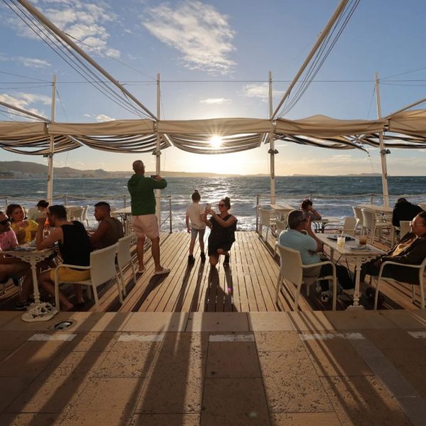 Café del Mar's sunset