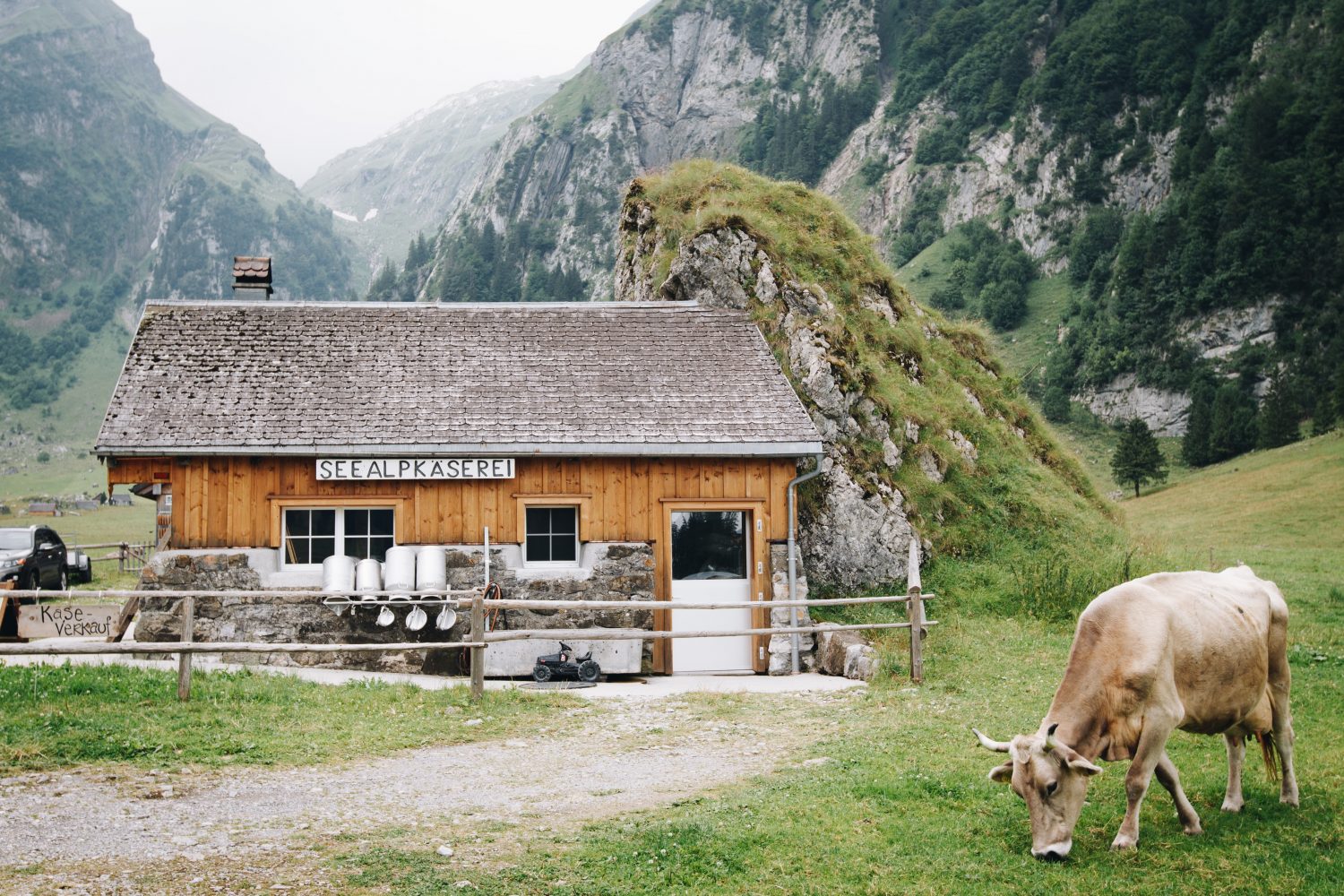 Peaceful scenery in Switzerland