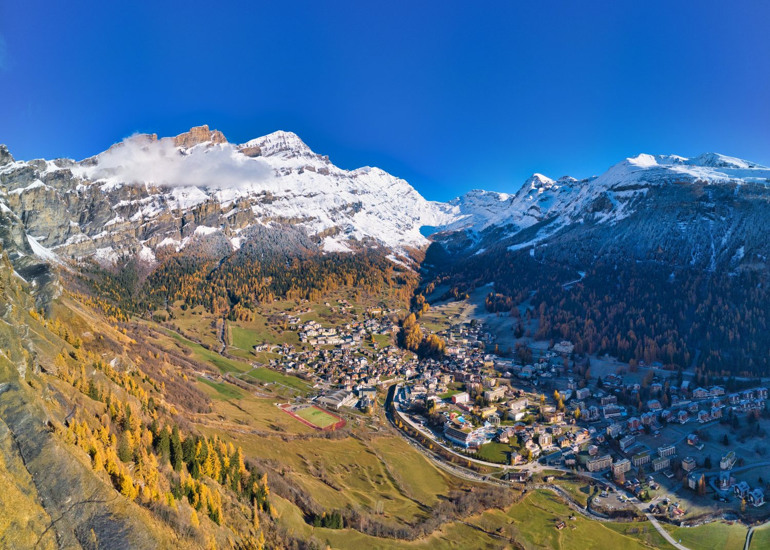 Leukerbad, one of the most beautiful places to check out in the swiss alps