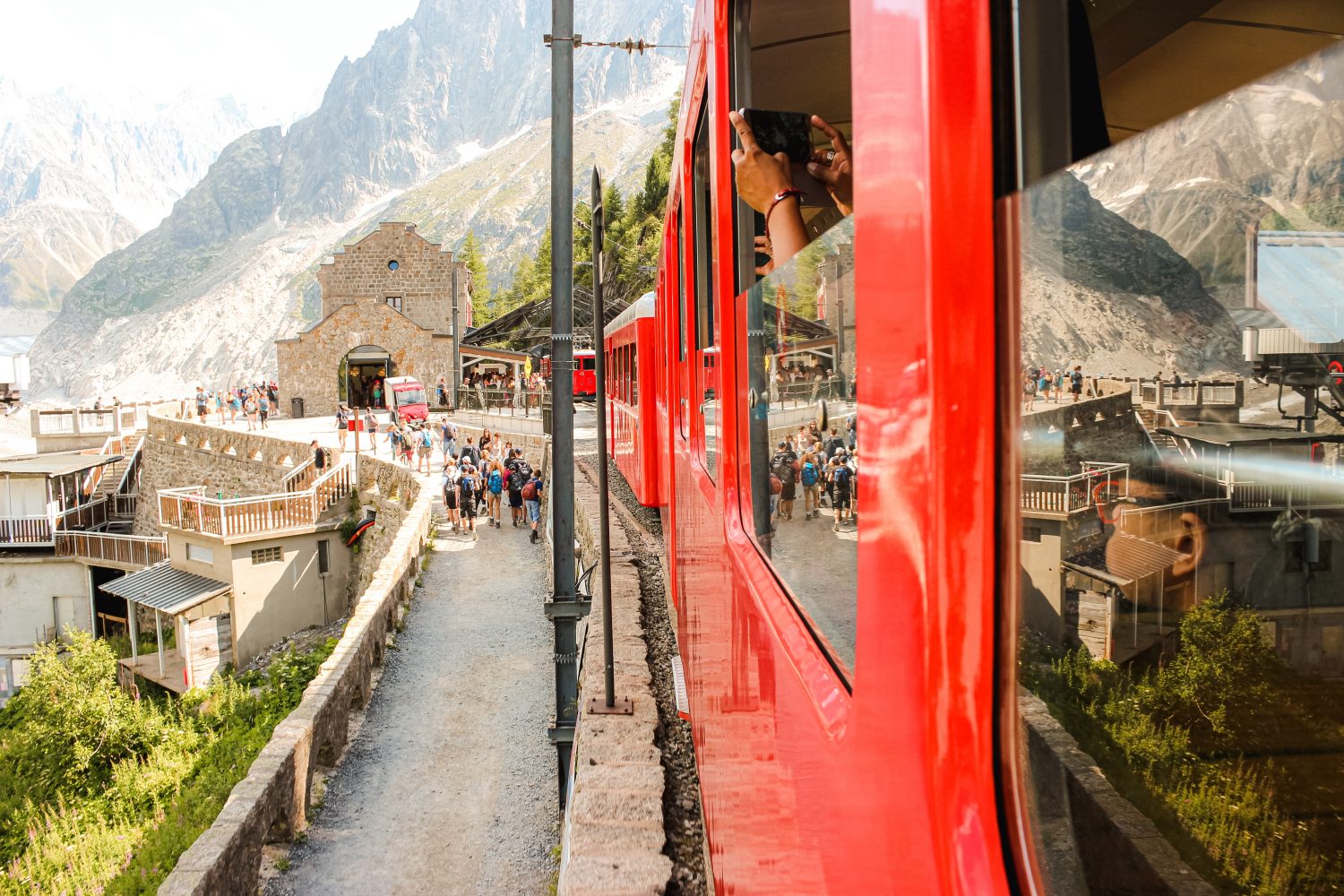 train in chamonix