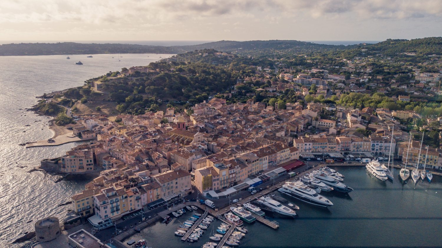 stunning views of saint-tropez