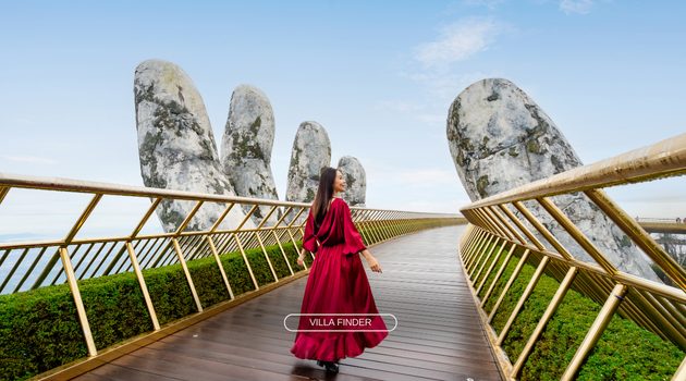 Golden Bridge in Bana hills, Danang Vietnam