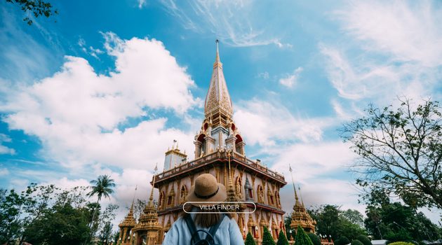 Wat Chalong at Phuket town, Thailand