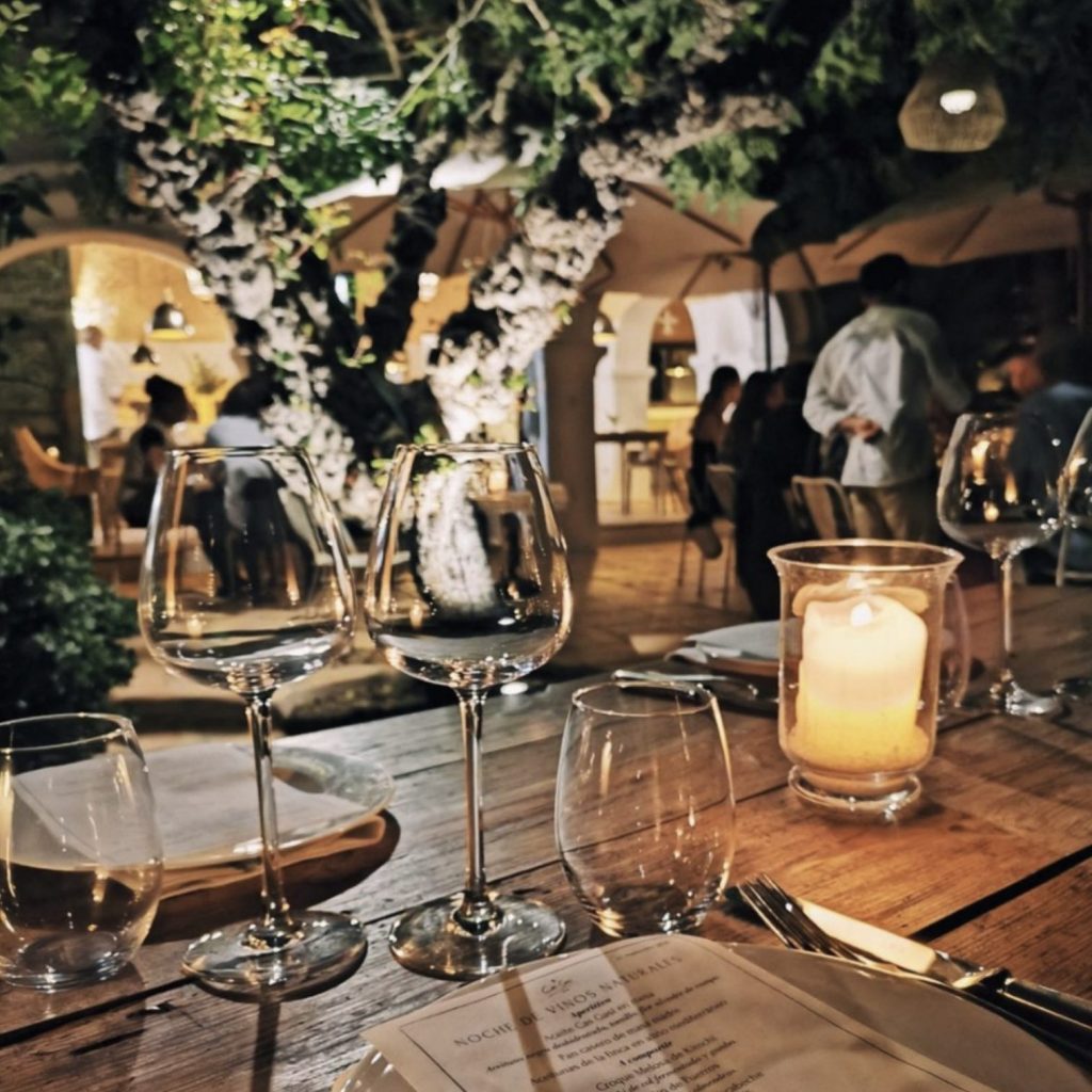 romantic atmosphere at Cas Gasi restaurant