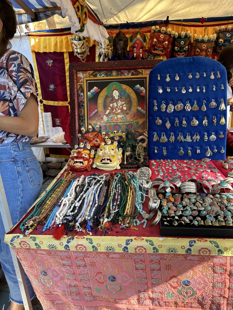 jewelry at a hippy market in ibiza