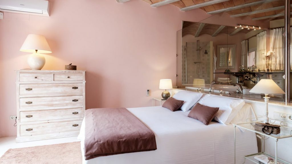 villa cajume bedroom - pet-friendly villas in ibiza