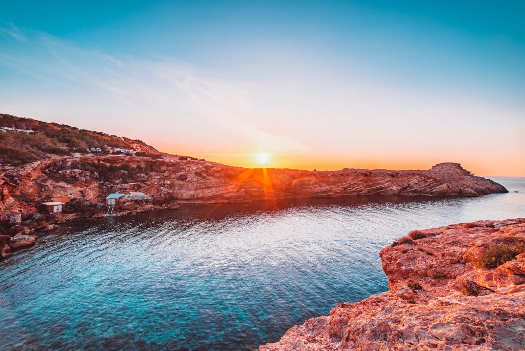 sunset in ibiza - magical christmas