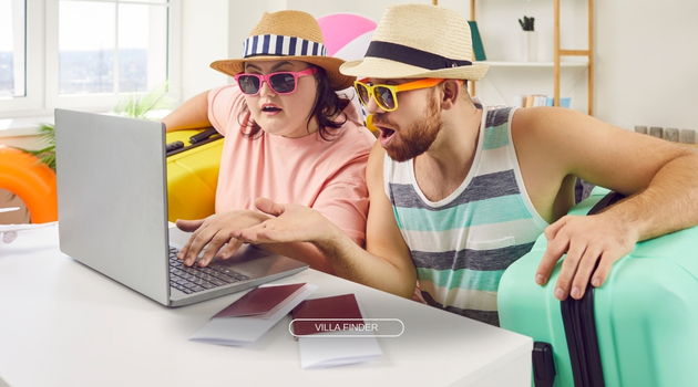 How should you book if you want to upgrade your villa