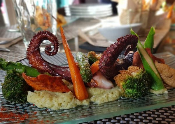 contemporary mediterranean restaurant in alcudia.