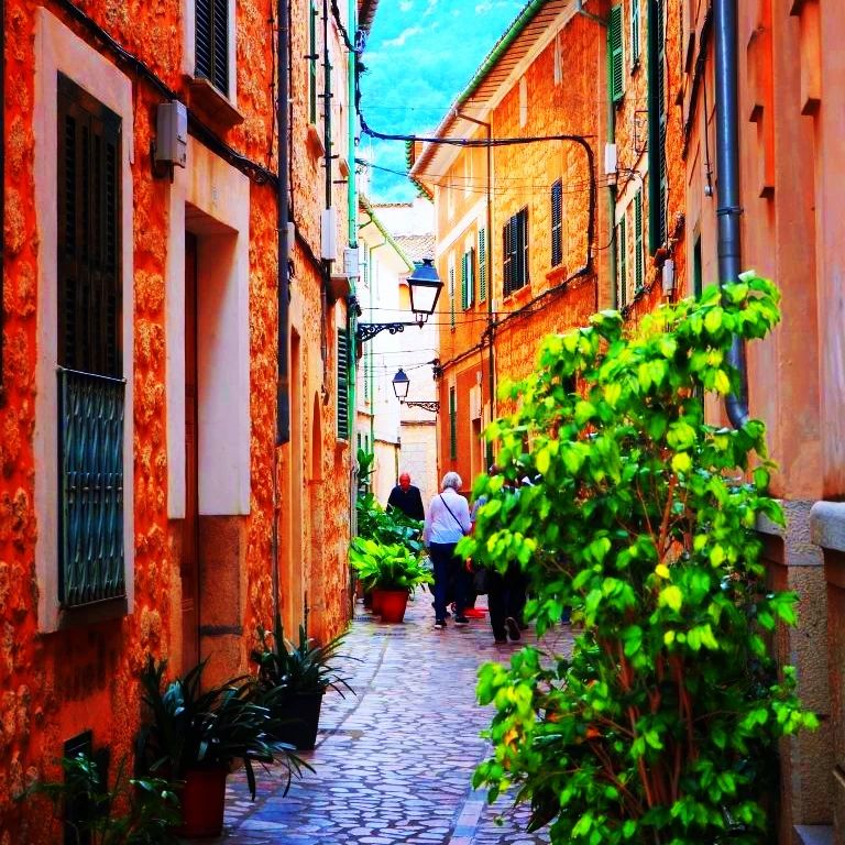 Soller Old Town in Majorca