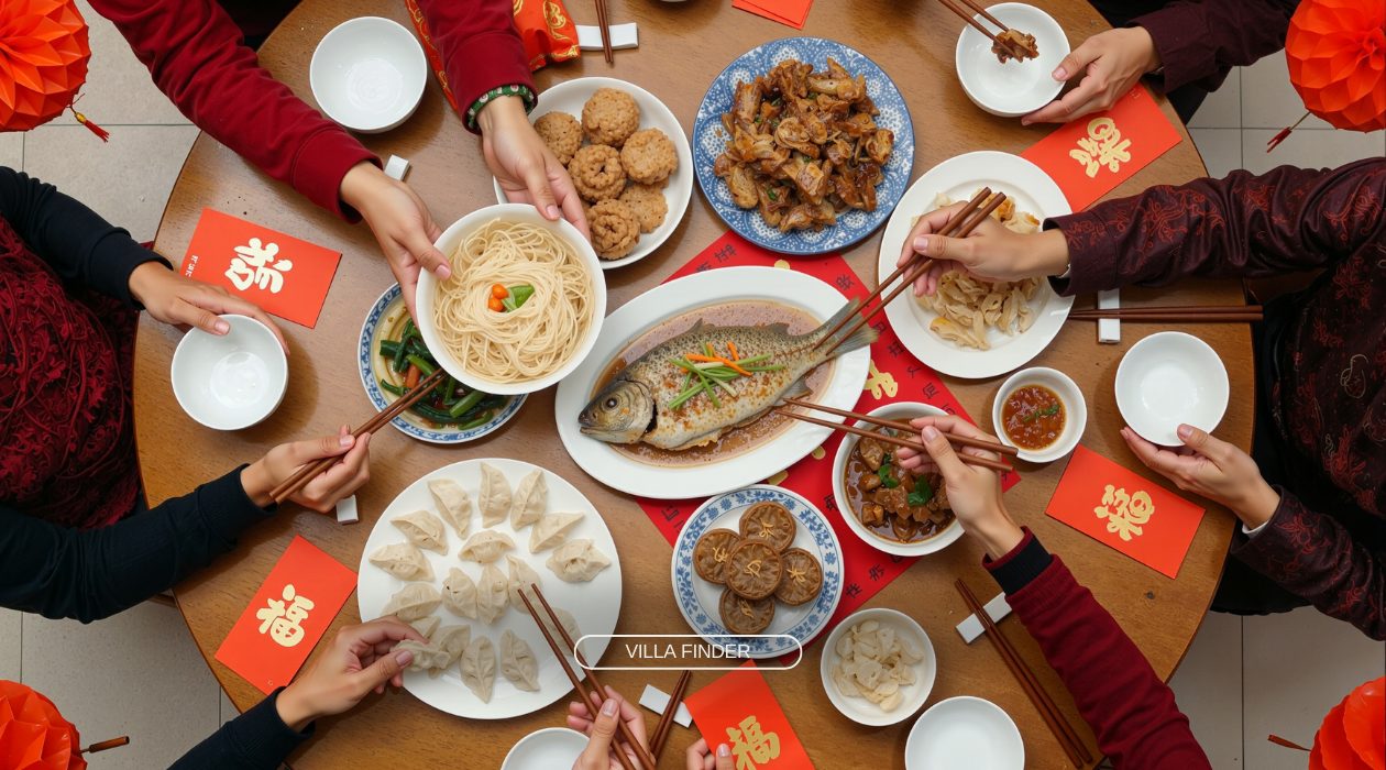 Lo hei or yusheng during CNY