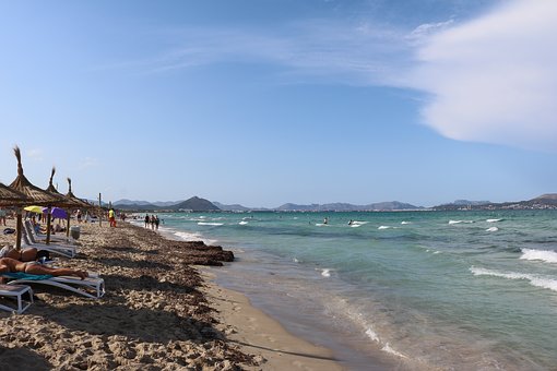 Alcudia beach in Majorca