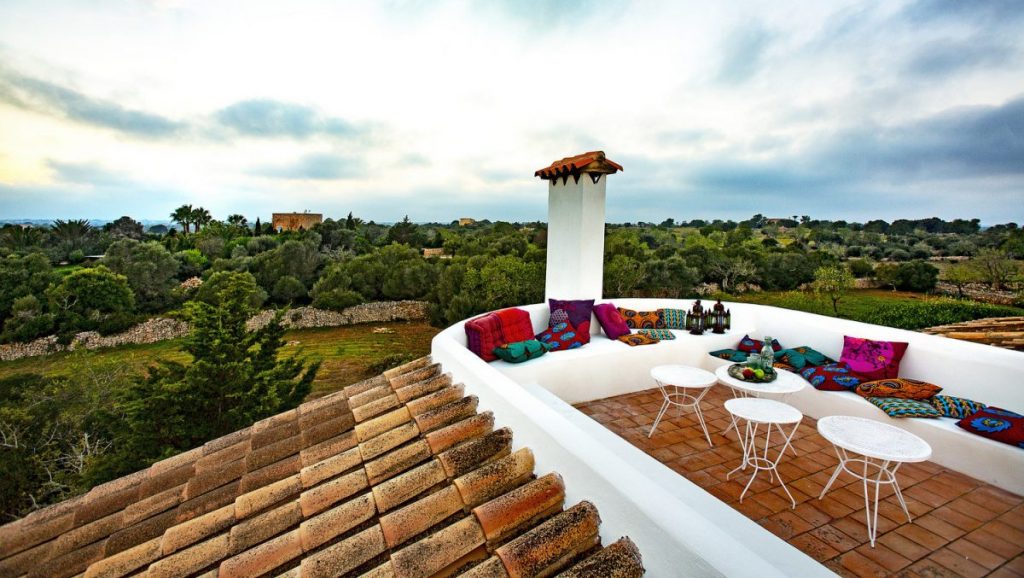 Finca Tres Halcones terrace
