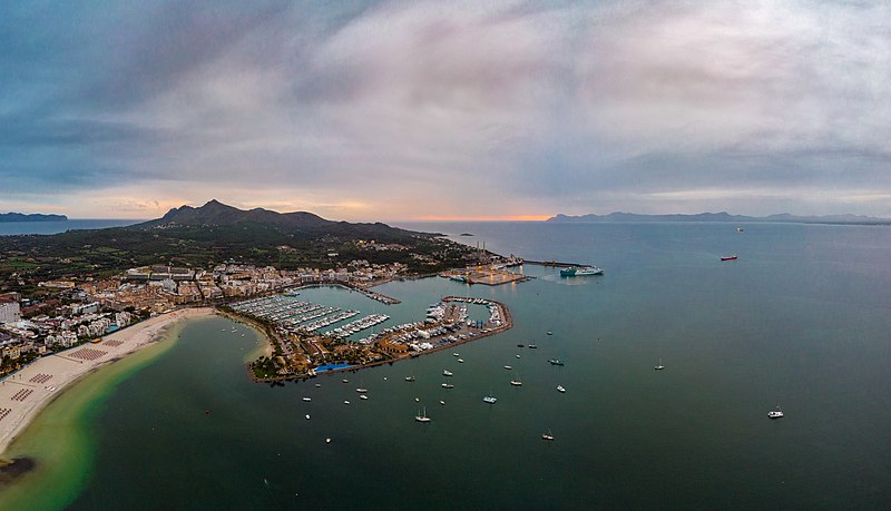 Puerto de Alcudia in Mallorca