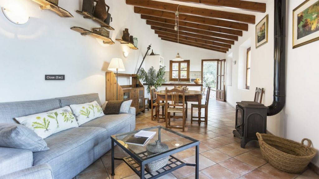 Villa S'Olivaret living area