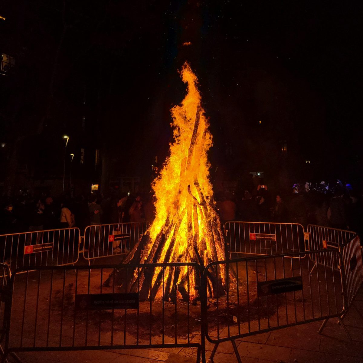 summer bonfire in Mallorca