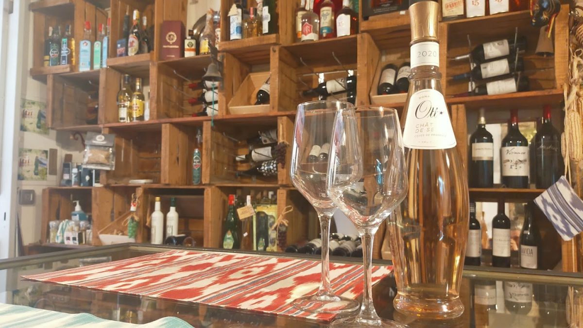 a traditional Mallorcan' colmado' wine store