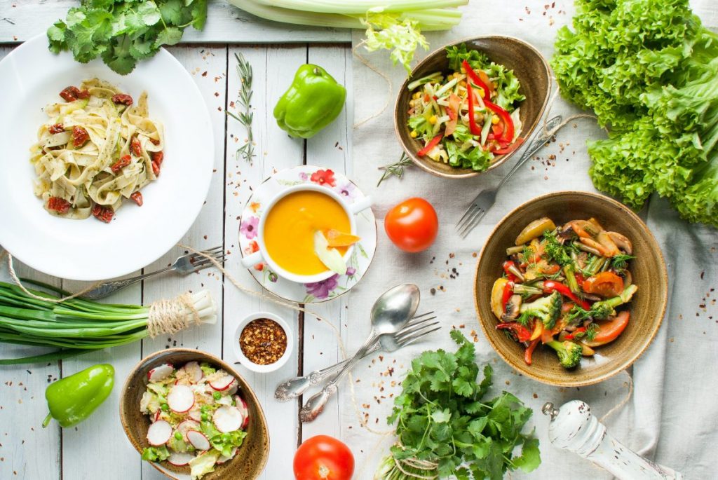 colourful and delicious vegan food in palma