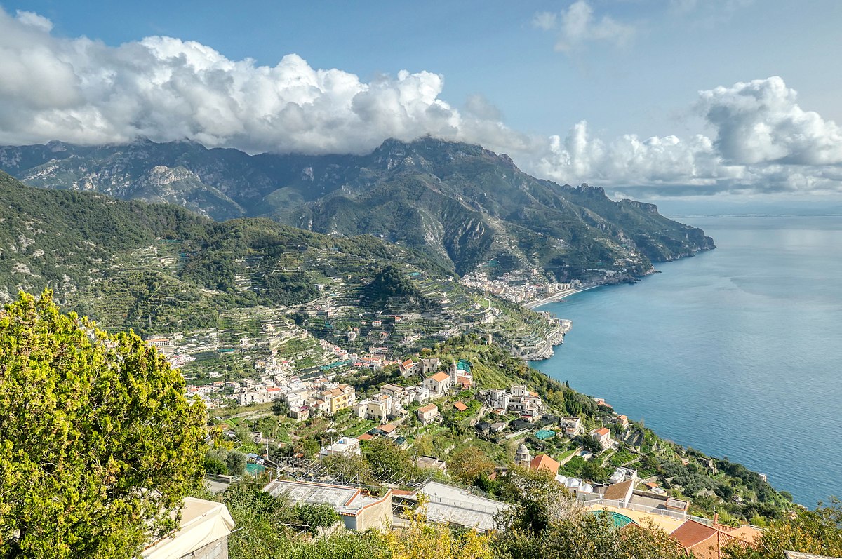 view in Amalfi coast