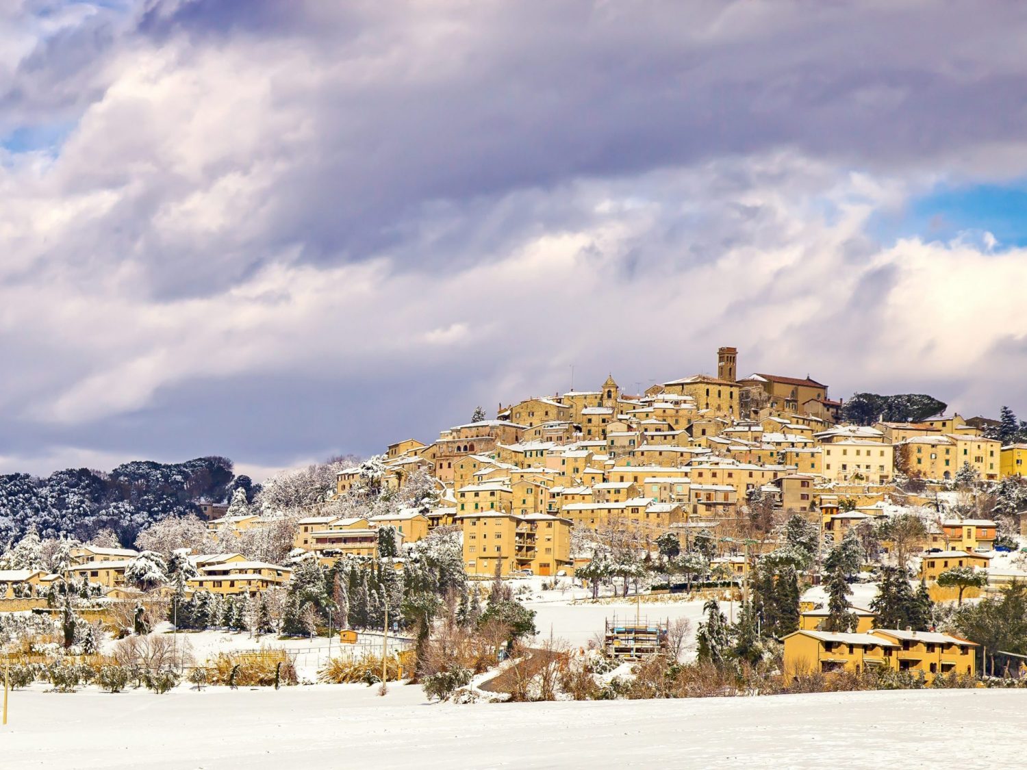 winter in tuscany