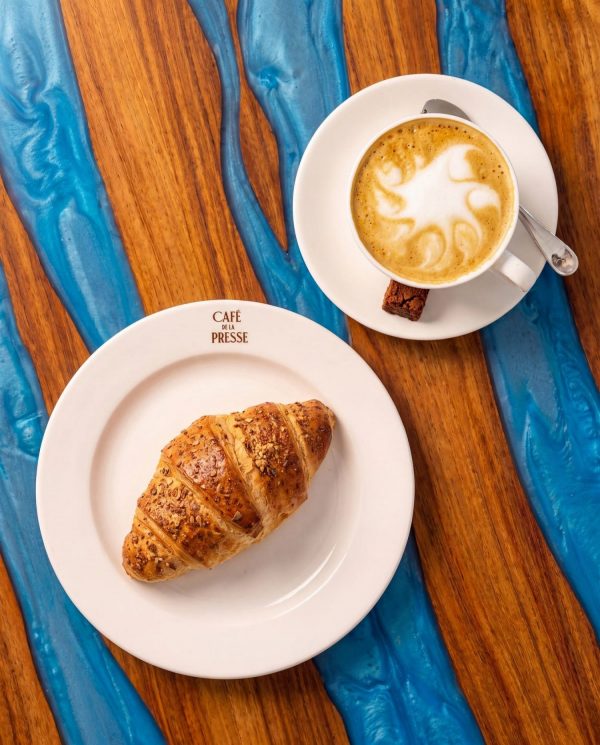coffee and croissant